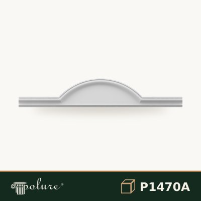 Fronton Arcuit Poliuretan pentru Uși și Ferestre 11x42 cm