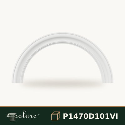 Arcada Semicirculara din Poliuretan 11x131x66 cm Decor