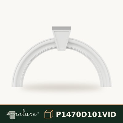 Arcada Rotunda din Poliuretan 17x131 cm Usi si Ferestre