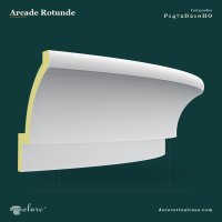 Arcada Circulara Curbata din Poliuretan 30x109x30 cm