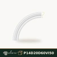 Arcadă Rotundă Decorativă din Poliuretan 43x43 cm pentru Perete
