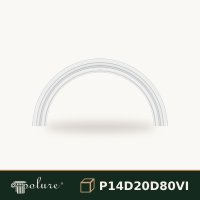 Arcadă Rotundă Decorativă din Poliuretan 105x52 cm
