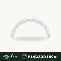 Arcadă Rotundă Din Poliuretan 7x199x99 cm Decor
