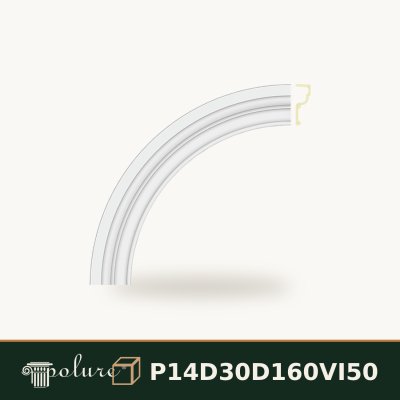 Arcadă Rotundă din Poliuretan 99x99 cm Decorativă