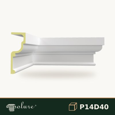 Ancadrament Decorativ din Poliuretan pentru Fațade 9x26 cm