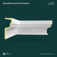 Ancadrament Decorativ din Poliuretan 14x39 cm pentru Fațade și Interior