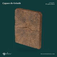 Capăt decorativ grindă din poliuretan 25x20x3 cm