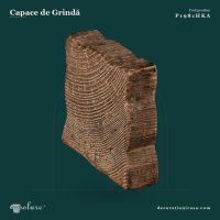 Element decorativ capat grinda poliuretan 10x10x3 cm
