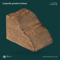 Consolă Poliuretan Aspect Lemn Rustic P1981IK 7x8x11 cm