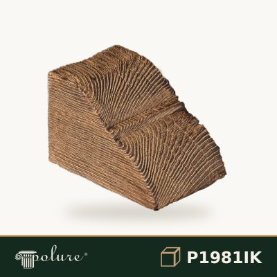 Consolă Poliuretan Aspect Lemn Rustic P1981IK 7x8x11 cm