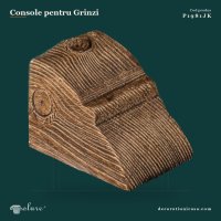 Consolă Grindă Rustic 5x5x7 cm Poliuretan Decorativă