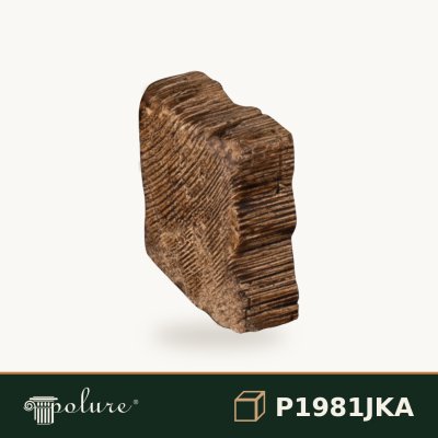 Capac Decorativ Grindă Poliuretan Aspect Lemn Rustic 5x5x3 cm