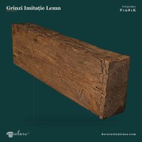 Grină Decorativă din Poliuretan Aspect Lemn 15x31 cm 3m