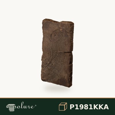 Capac Decorativ Grindă Poliuretan Aspect Lemn 30x16x3 cm