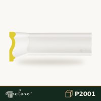 Brâu Decorativ Neted din Poliuretan 12 cm pentru Perete