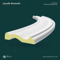 Arcadă Rotundă Poliuretan pentru Usi si Ferestre 3x105 cm
