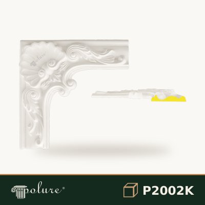 Element Decorativ Bordură Poliuretan 56x56 cm Model Clasic
