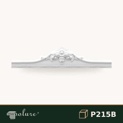 Fronton Decorativ Poliuretan P215B 128x29 cm pentru Uși și Ferestre