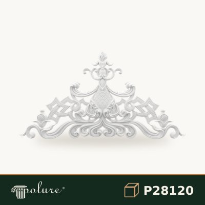 Fronton Decorativ Poliuretan 88x166 cm Motif Clasic