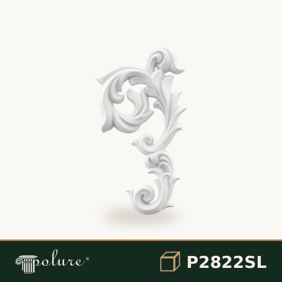 Aplică Decorativă Din Poliuretan 30x17 cm Clasic