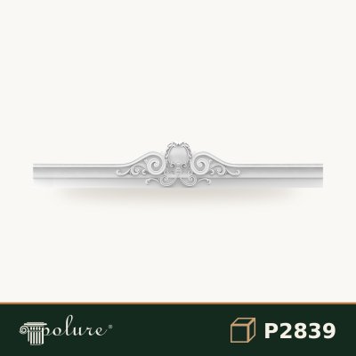 Coronament Decorativ Fereastră Poliuretan 26x240 cm Fronton