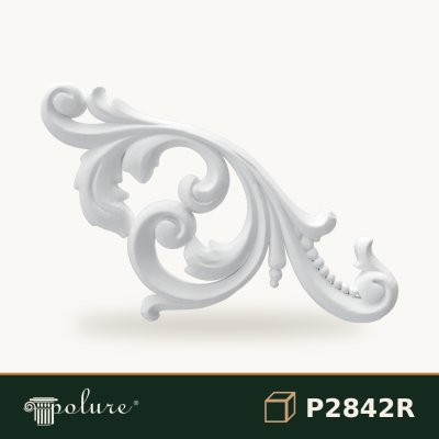 Fronton Decorativ din Poliuretan cu Relief Clasic 107x72 cm
