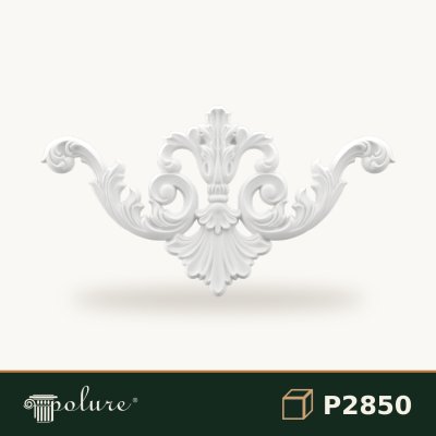 Ornament Decorativ din Poliuretan 26x48 cm cu Relief Clasic