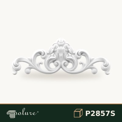 Element Decorativ Fronton din Poliuretan 3x60x22 cm