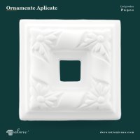 Element Decorativ Pătrat Poliuretan 10x10x3 cm