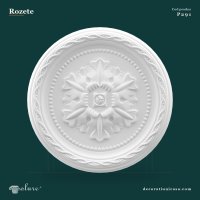 Rosetă Poliuretan Tavan P291 30x30 cm Cu Relief Floral