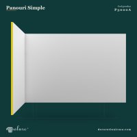 Panouri Decorative din Poliuretan Neted 97x288 cm Perete