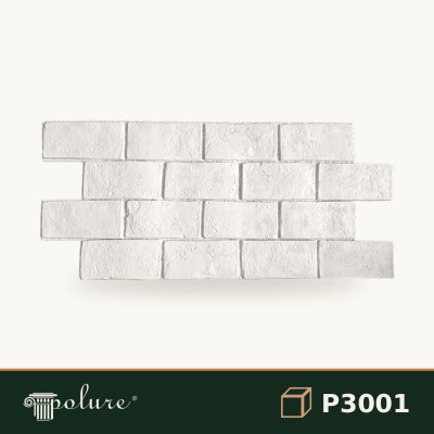 Panou decorativ 3D din poliuretan caramida 61x135 cm