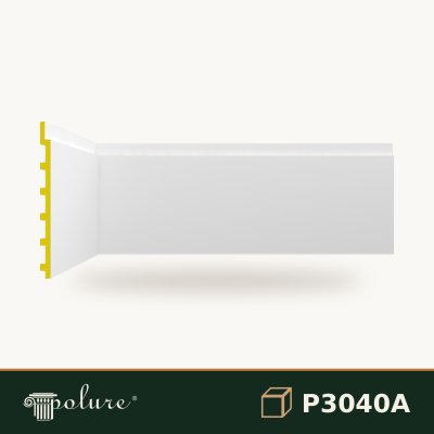 Panou Perete Poliuretan Neted 45x240 cm Model Drept