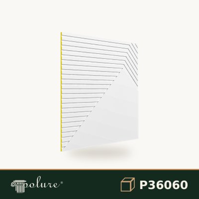 Panou Decorativ 3D Din Poliuretan 60x60 cm Traforat
