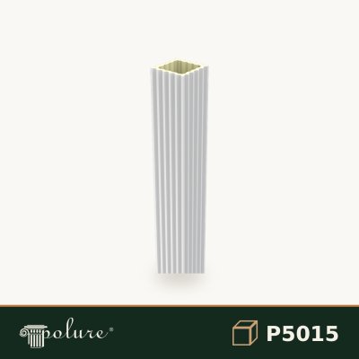 Pilastru Decorativ Canelat din Poliuretan 15x15x240 cm
