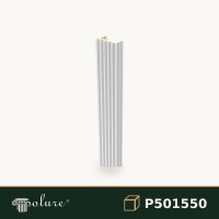Pilastr cu caneluri 8x15x240 cm, material decorativ din poliuretan