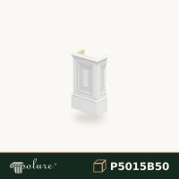 Bază pentru pilastru, produs decorativ din poliuretan 8x17x30 cm