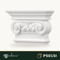 Capitel Pilastru Poliuretan Model Ionic 6x21x15 cm