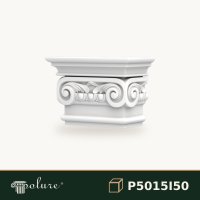 Capitel ionic pentru pilastru Poliuretan 11x21x15 cm