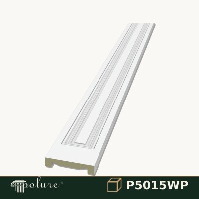 Pilastru Decorativ din Poliuretan 3x15x240 cm Panou Drept