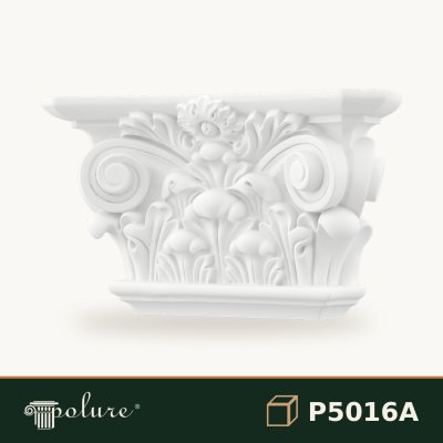 Capitel Stâlp Pilastru Poliuretan 9x31x18 cm Decor