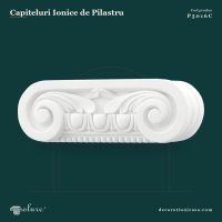 Capiteliu Ionic din Poliuretan pentru Pilastru 7x24 cm