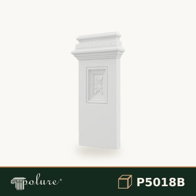 Baza Decorativa pentru Pilastru din Poliuretan 5x23x45 cm