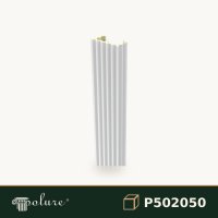 Poliuretan material decorativ pentru pilastru canelat 10x20x240 cm