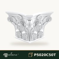 Capitel Pilastru Poliuretan 23x45x28 cm Acant si Volute