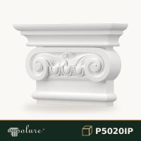Capitel Pilastru Stil Ionic din Poliuretan 7x28x19 cm Decoratiuni