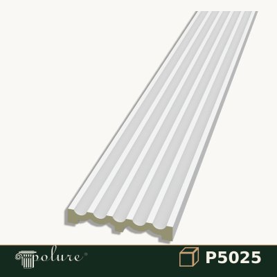 Pilastru Decorativ Canelat 3x25x240 cm din Poliuretan