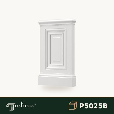 Bază Pilastru Poliuretan 5x28x46 cm Decorativă