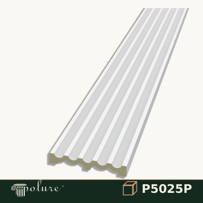 Pilastru Decorativ Canelat 3x25x240 cm din Poliuretan
