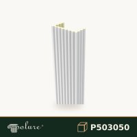 Pilastru canelat 15x30x240 cm, produs decorativ din poliuretan – P503050